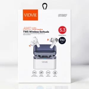 Audífonos Bluetooth VIDVIE BT887 TWS ANC Bluetooth 5.3 con Carga Inalámbrica